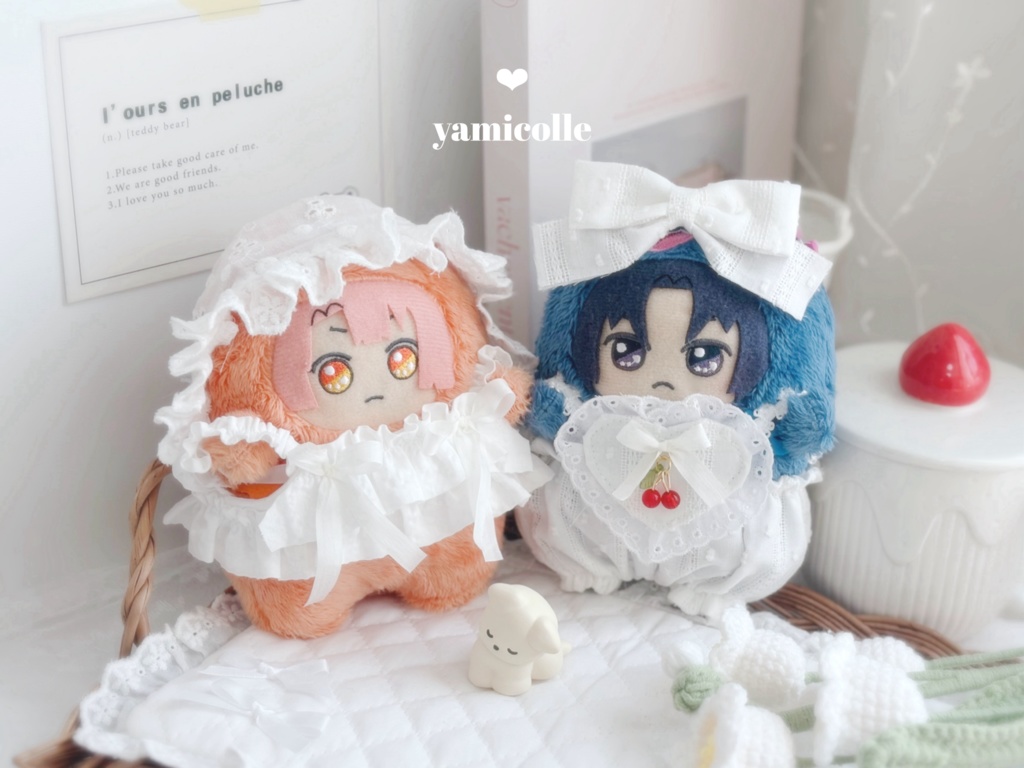 heart salopette -lace-