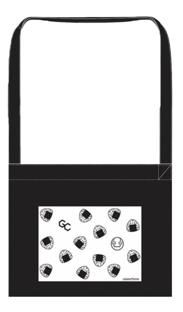 【期間限定価格】ふゅーねるとおにぎり柄のサコッシュ