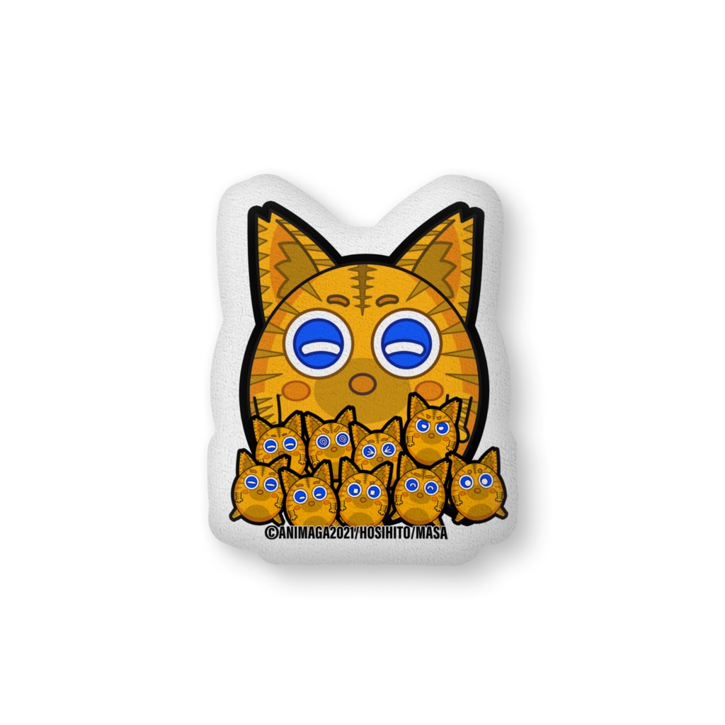 干支キャラ【とらさん(仮名)】ふかふかクッション-中