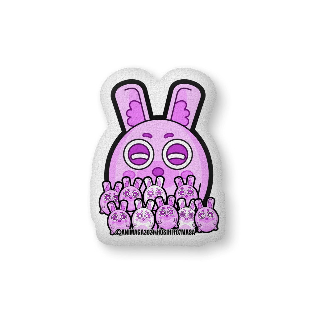 干支キャラ【うさぎさん(仮名)】ふかふかクッション-中