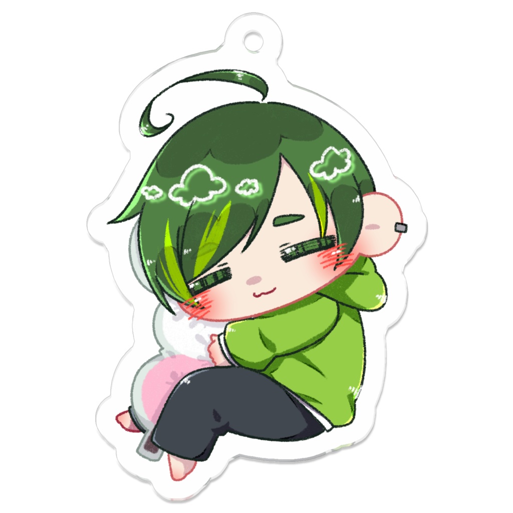 おやすみアクリルキーホルダー（湯飲みなし）