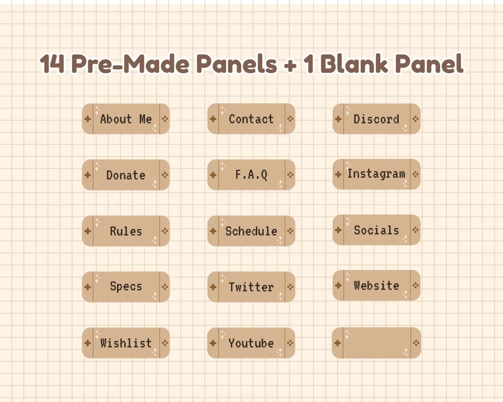 Cute Retro Cafe Layout Coffee | Stream Twitch Backgrounds | Twitch Panels | Twitch Stream | かわいいレトロなカフェのレイアウトストリーム Twitch 背景 | ツイッチパネル |ツイッチストリーム |