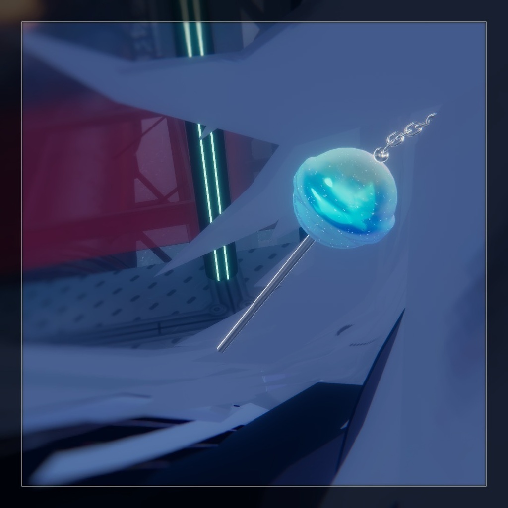 Candy earrings♡(VRC用キャンディピアス、Halloweenカラーあり)