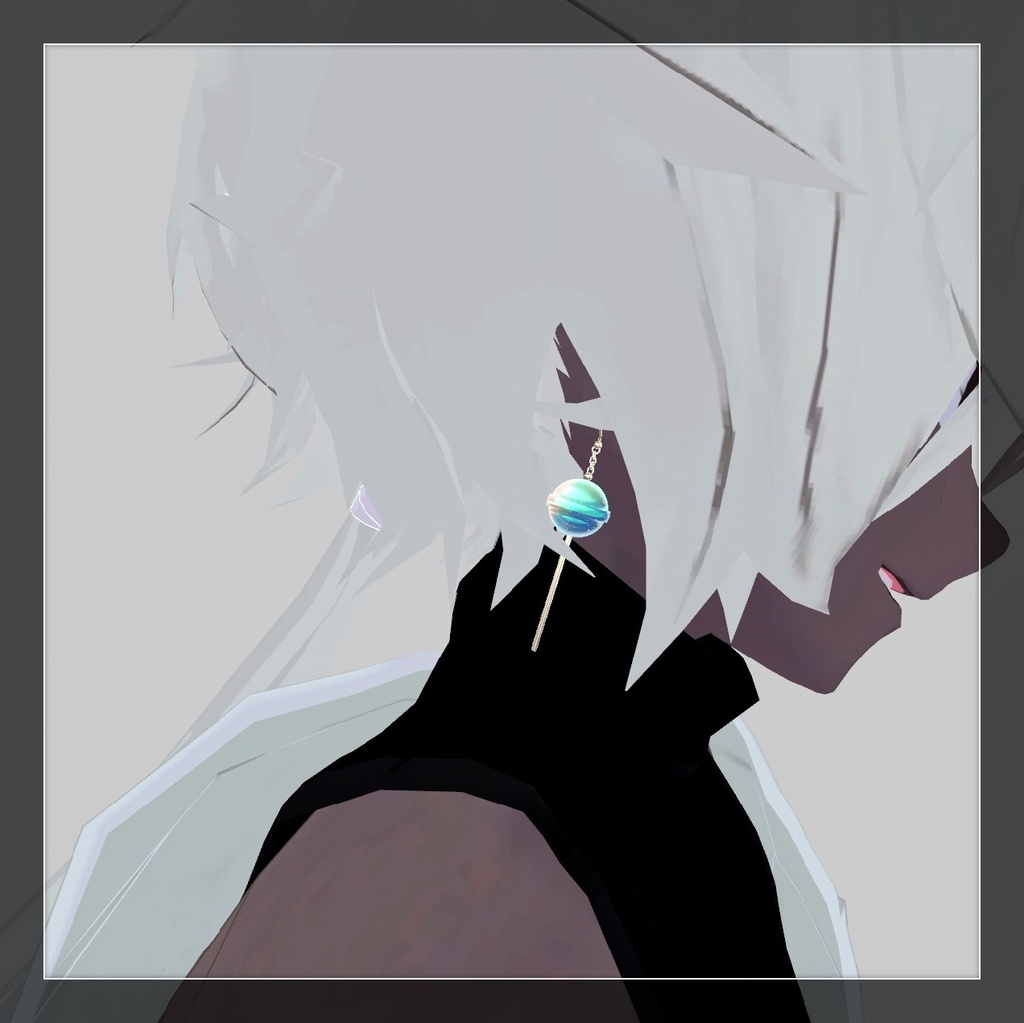 Candy earrings♡(VRC用キャンディピアス、Halloweenカラーあり)