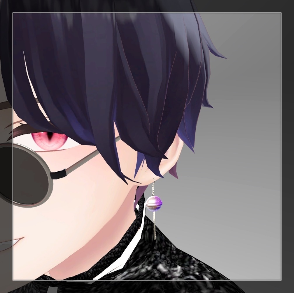 Candy earrings♡(VRC用キャンディピアス、Halloweenカラーあり)