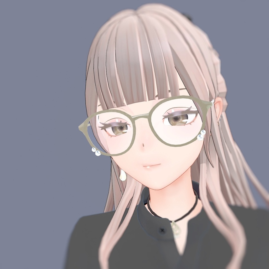 パール付き眼鏡&サングラス3点セット