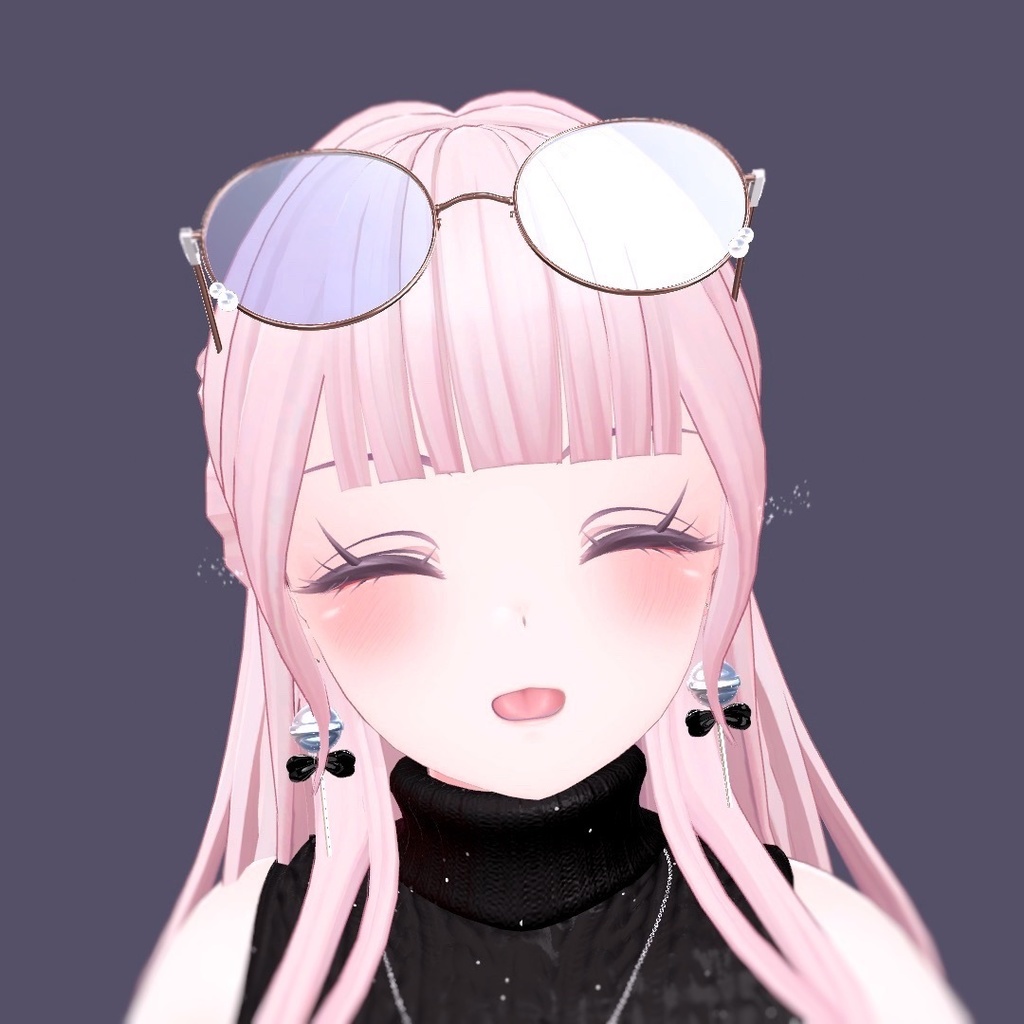 パール付き眼鏡&サングラス3点セット