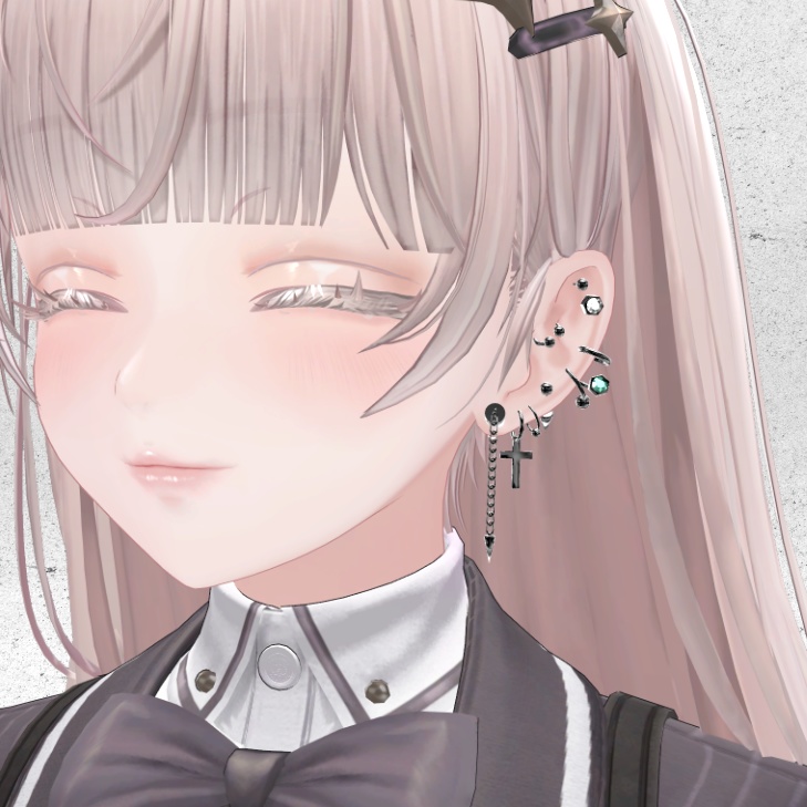 Bullet earrings 13set ★14アバター位置調整済