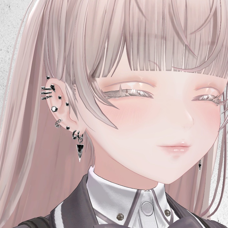 Bullet earrings 13set ★14アバター位置調整済