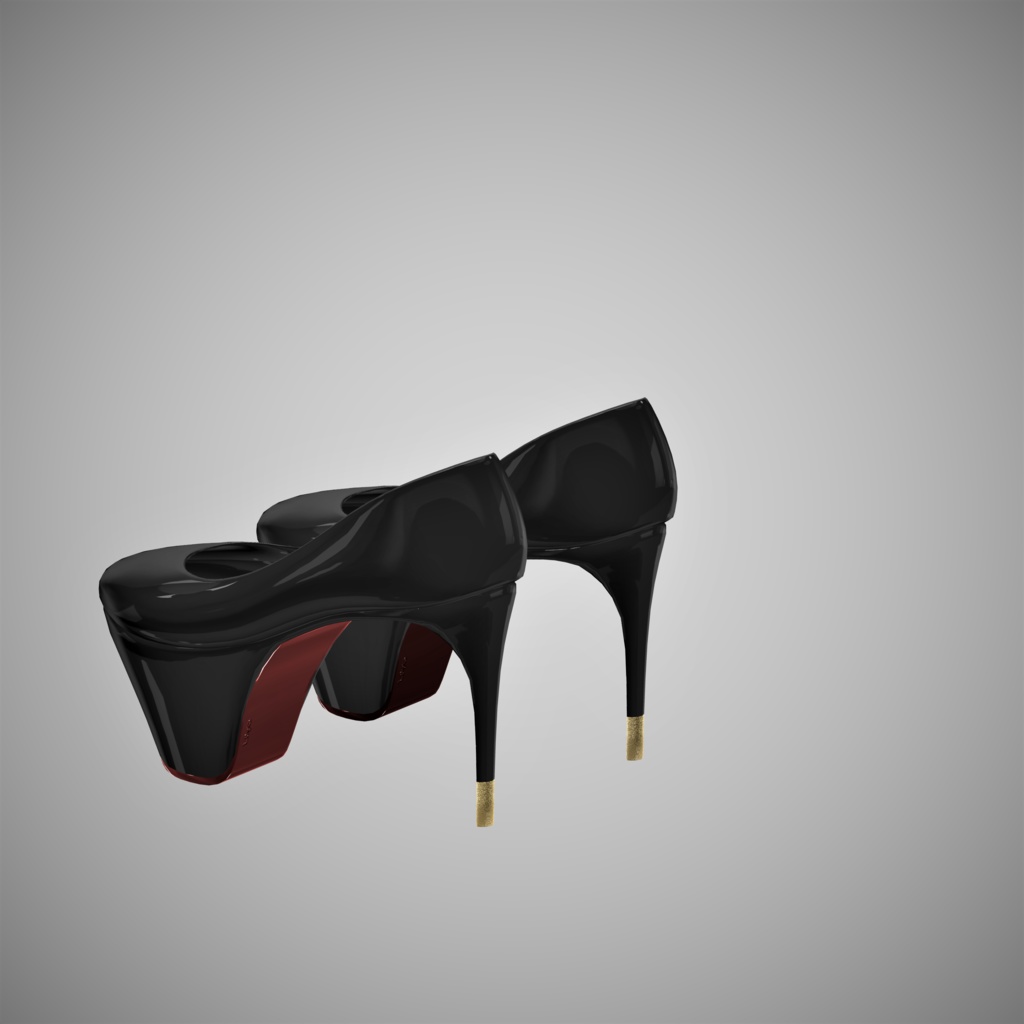 Platform shoes & anklet Set 7アバター対応