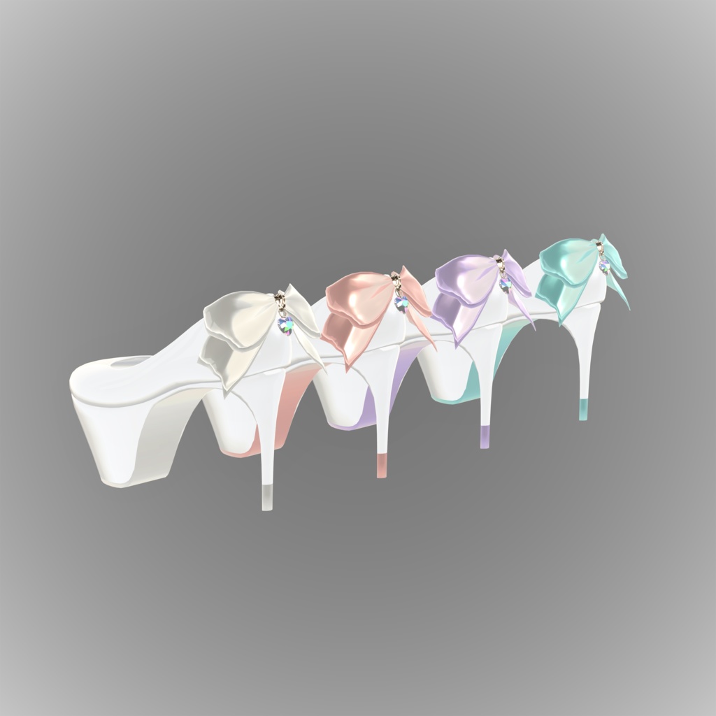 Platform shoes & anklet Set 7アバター対応