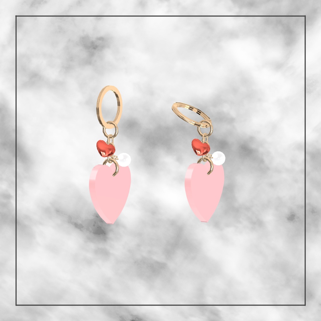 Keyring+nametag♡無料版あり(※イニシャルは別売りです)