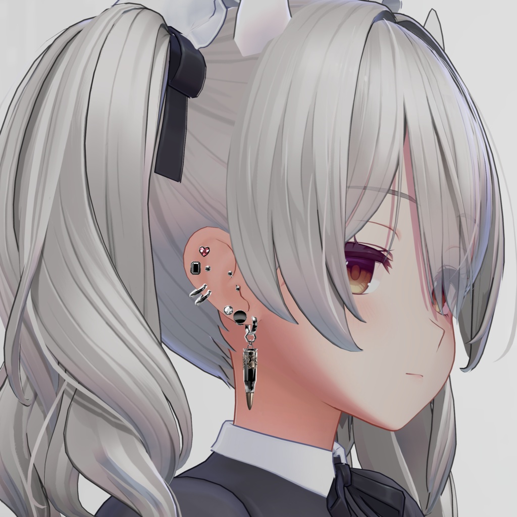 Bullet earrings 13set ver2 ★15アバター調整済