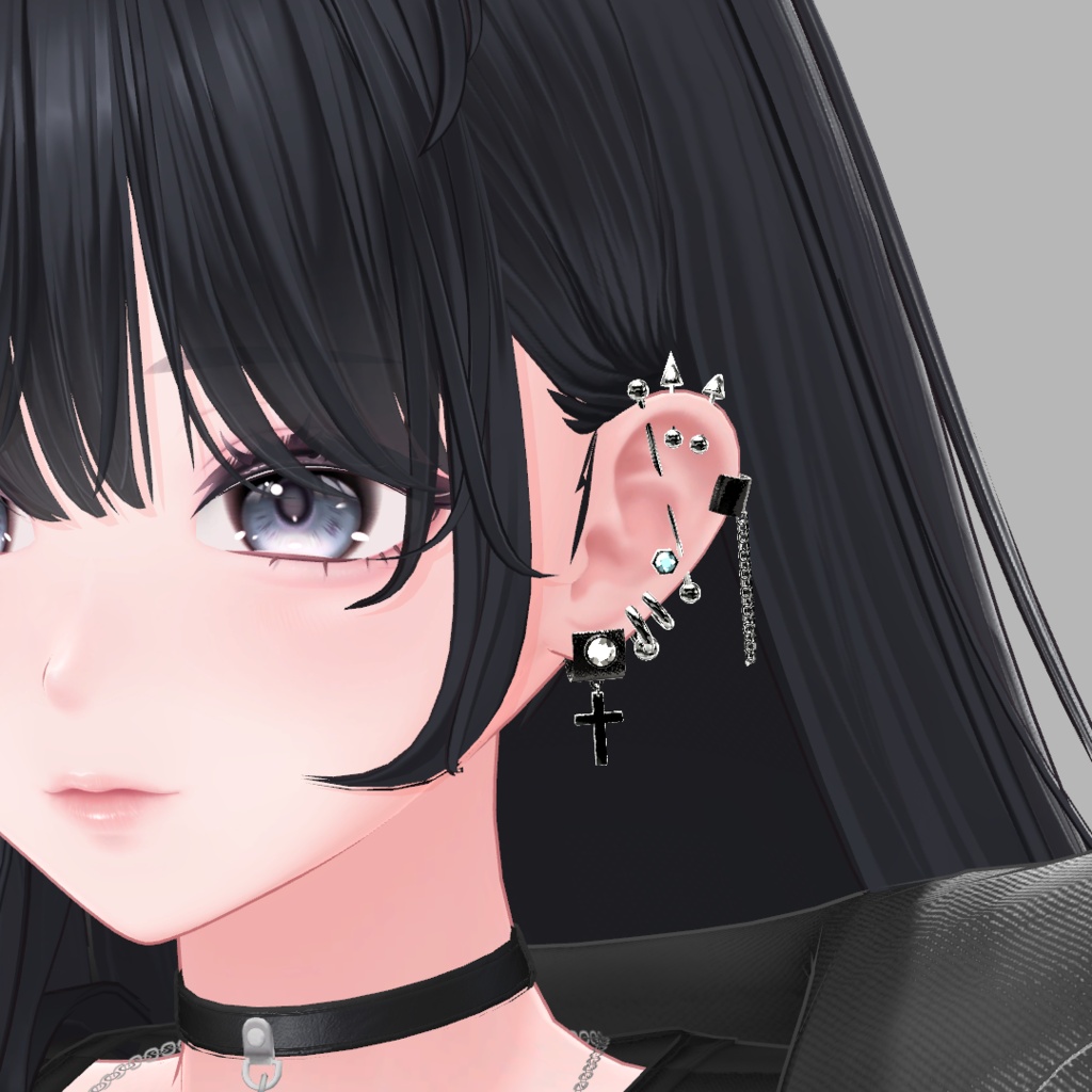 Bullet earrings 13set ver2 ★17アバター調整済