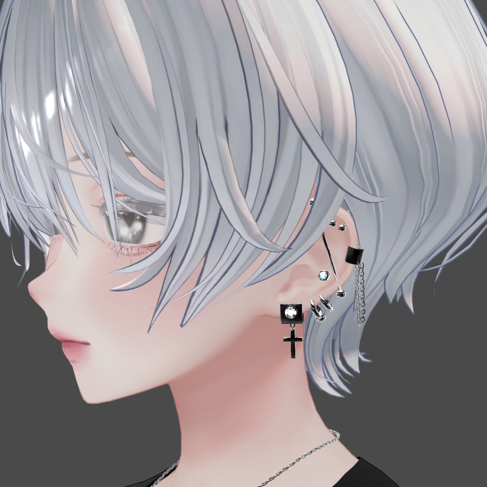 Bullet earrings 13set ver2 ★15アバター調整済