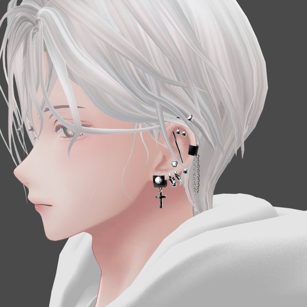 Bullet earrings 13set ver2 ★15アバター調整済