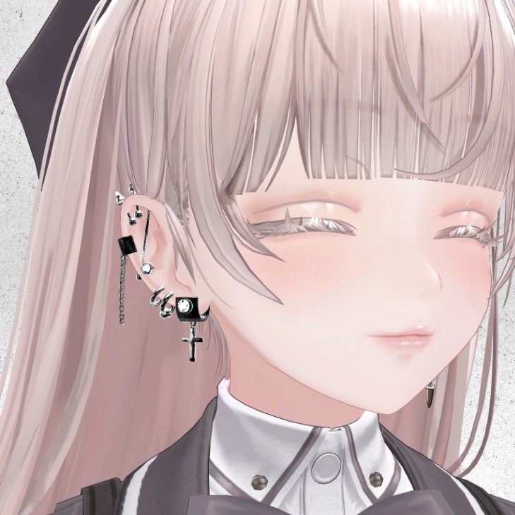 Bullet earrings 13set ver2 ★15アバター調整済