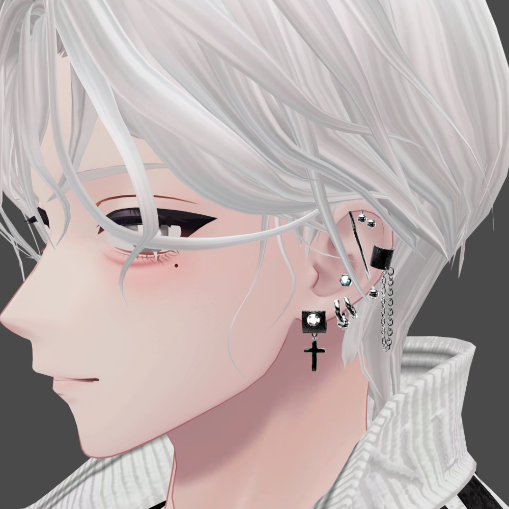 Bullet earrings 13set ver2 ★15アバター調整済