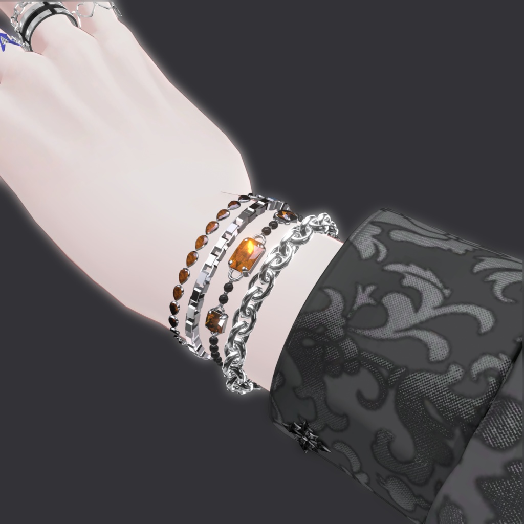 Silver Bracelet Set