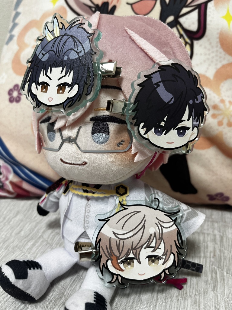 貞宗アクリルヘアクリップ