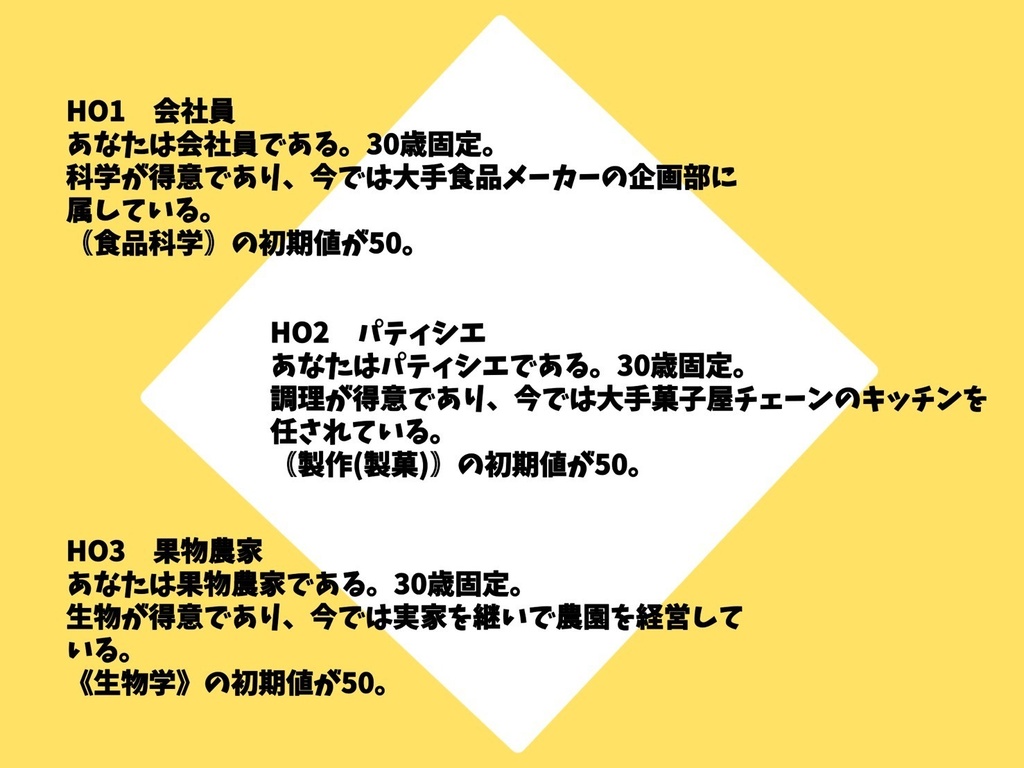 【CoC】sugar sugar sugar!!!【6版】