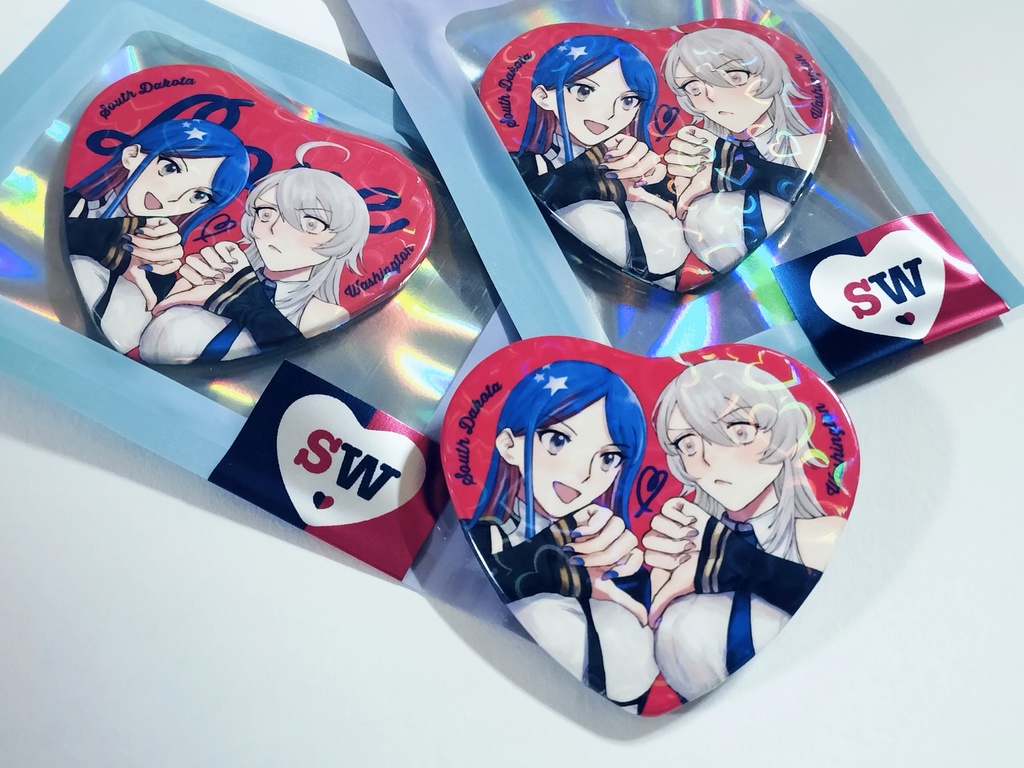 ダコワシ❤️なかよし缶バッジ