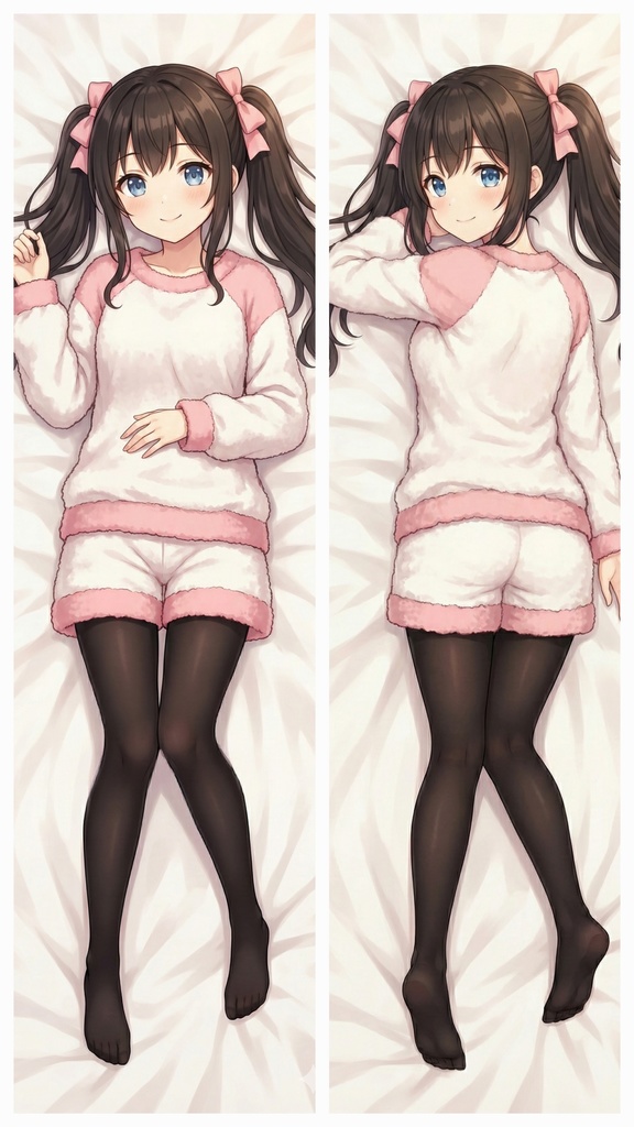 【オリジナル】【特典付き】藍音 抱き枕カバー 冬部屋着Ver.①