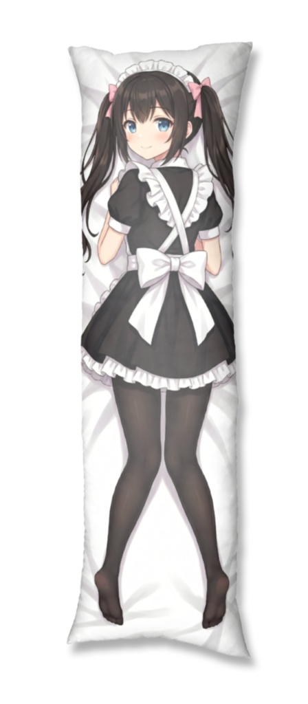 【オリジナル】全力御奉仕!藍音のミニスカメイド抱き枕カバー