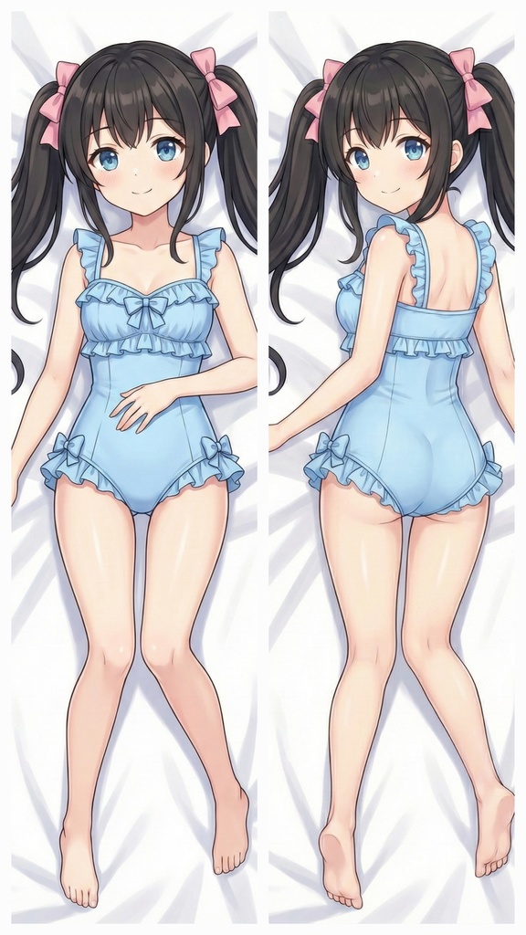 【オリジナル】藍音 抱き枕カバー 水着Ver.