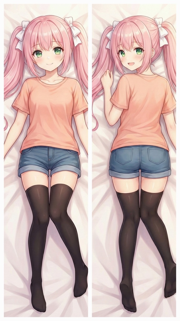 【オリジナル】【特典付き】夢羽 抱き枕カバー 夏部屋着Ver.