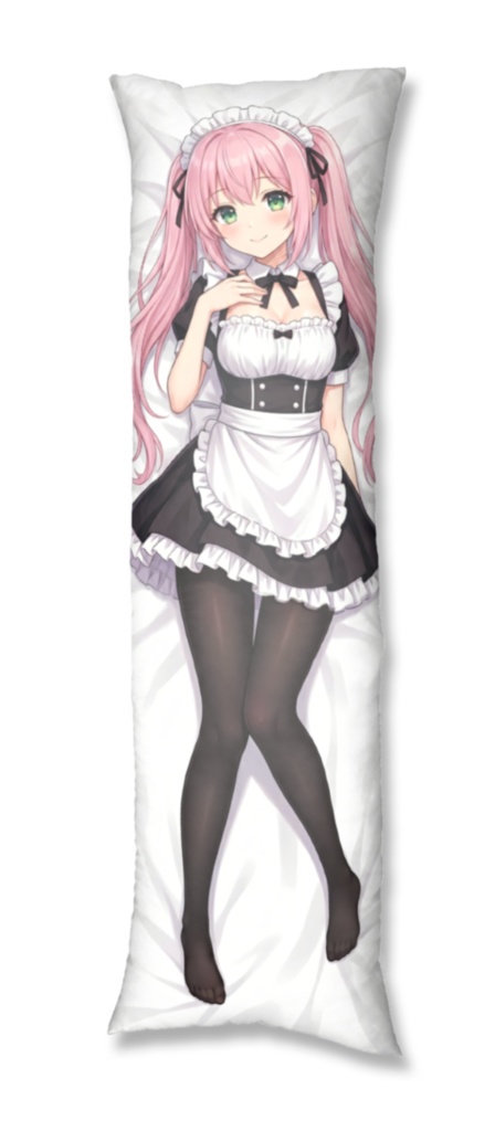 【オリジナル】全力御奉仕!夢羽のミニスカメイド抱き枕カバー