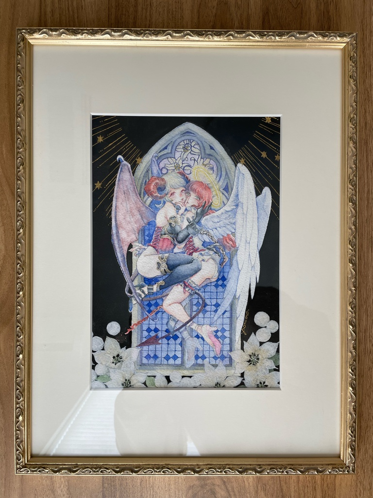 【額装原画】ふたりの秘密