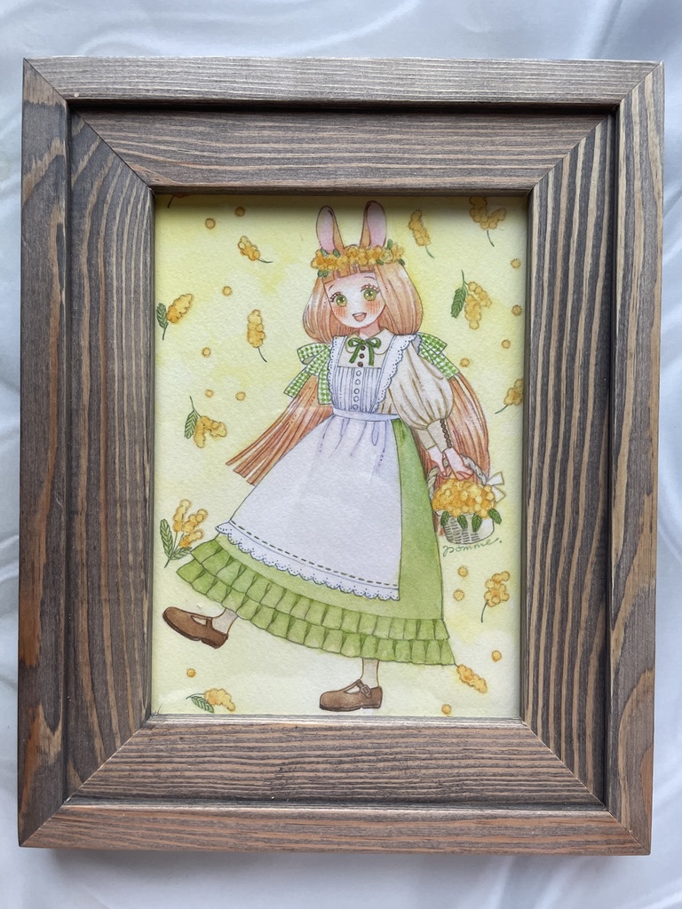 【額装原画】Happy Spring