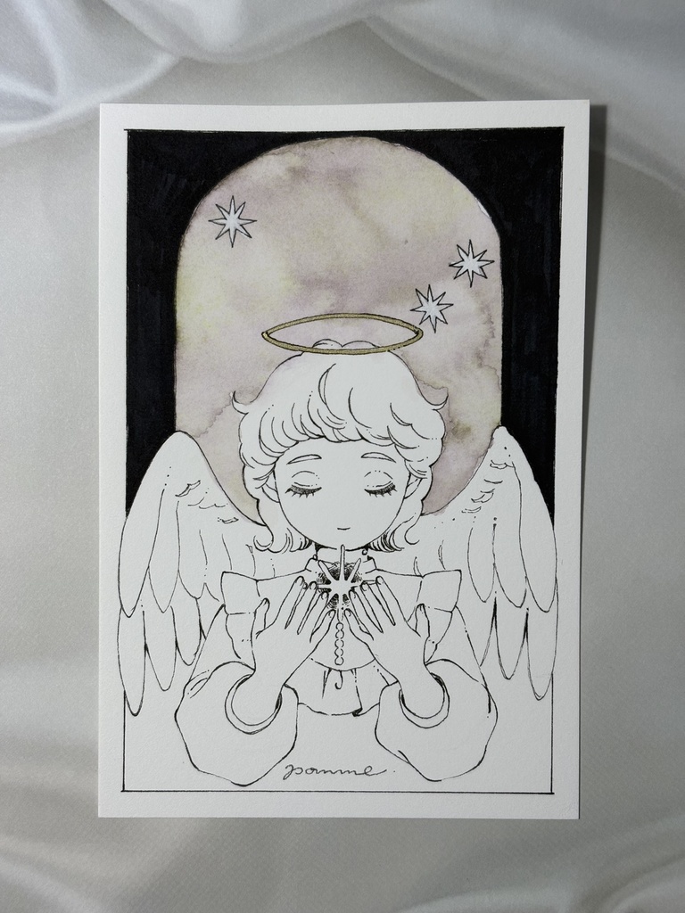 【フレームレス原画】天使の窓②