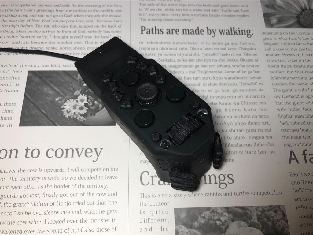 【STUDIOMATE Ω弐 -オメガ弐-】有線左手デバイス【28ボタン】