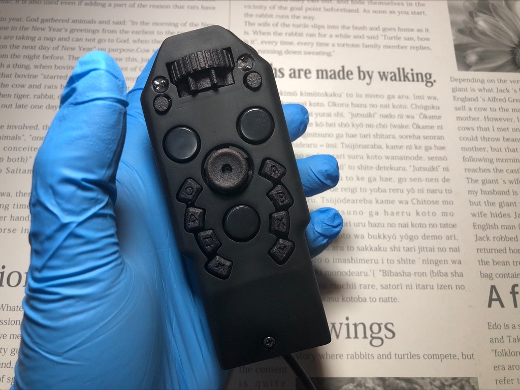 【STUDIOMATE Ω弐 -オメガ弐-】有線左手デバイス【28ボタン】