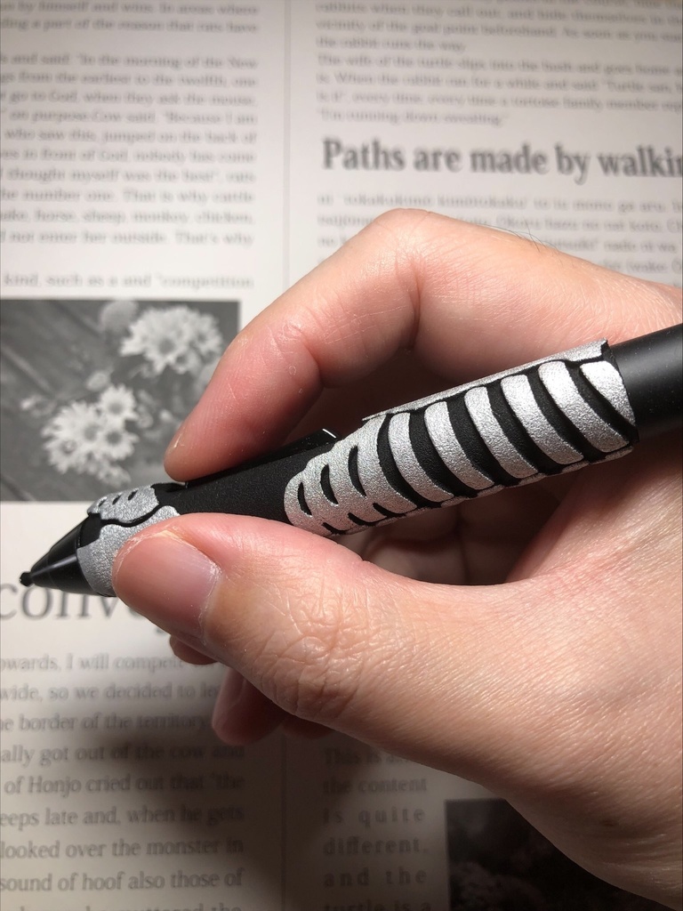 【ABARA -アバラ-】(標準ペン、プロペン2用)STUDIOMATE GRIP【ワコム用樹脂グリップ】