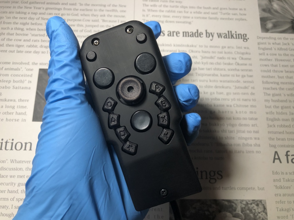 【STUDIOMATE GHOST-ゴースト-】有線左手デバイス【18ボタン】