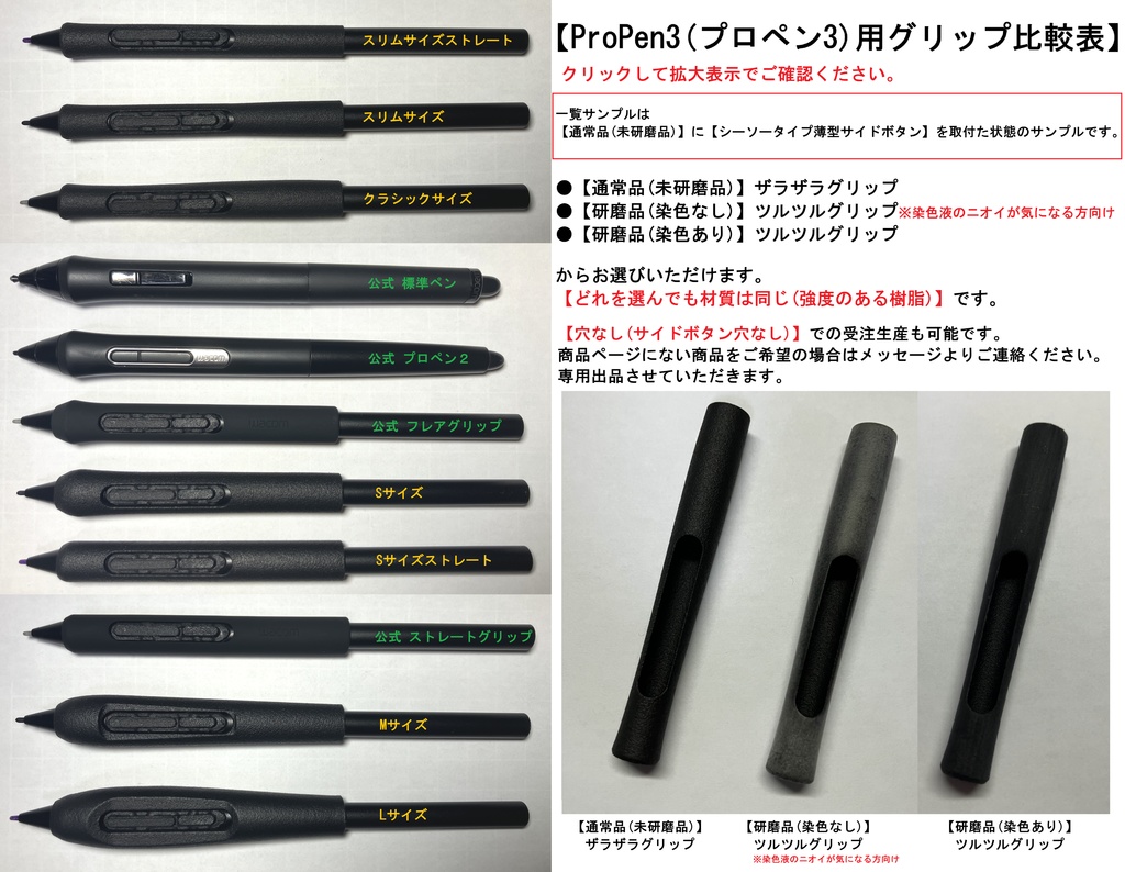 ProPen3(プロペン3)用サイドボタン交換パーツ(金属芯で丈夫)