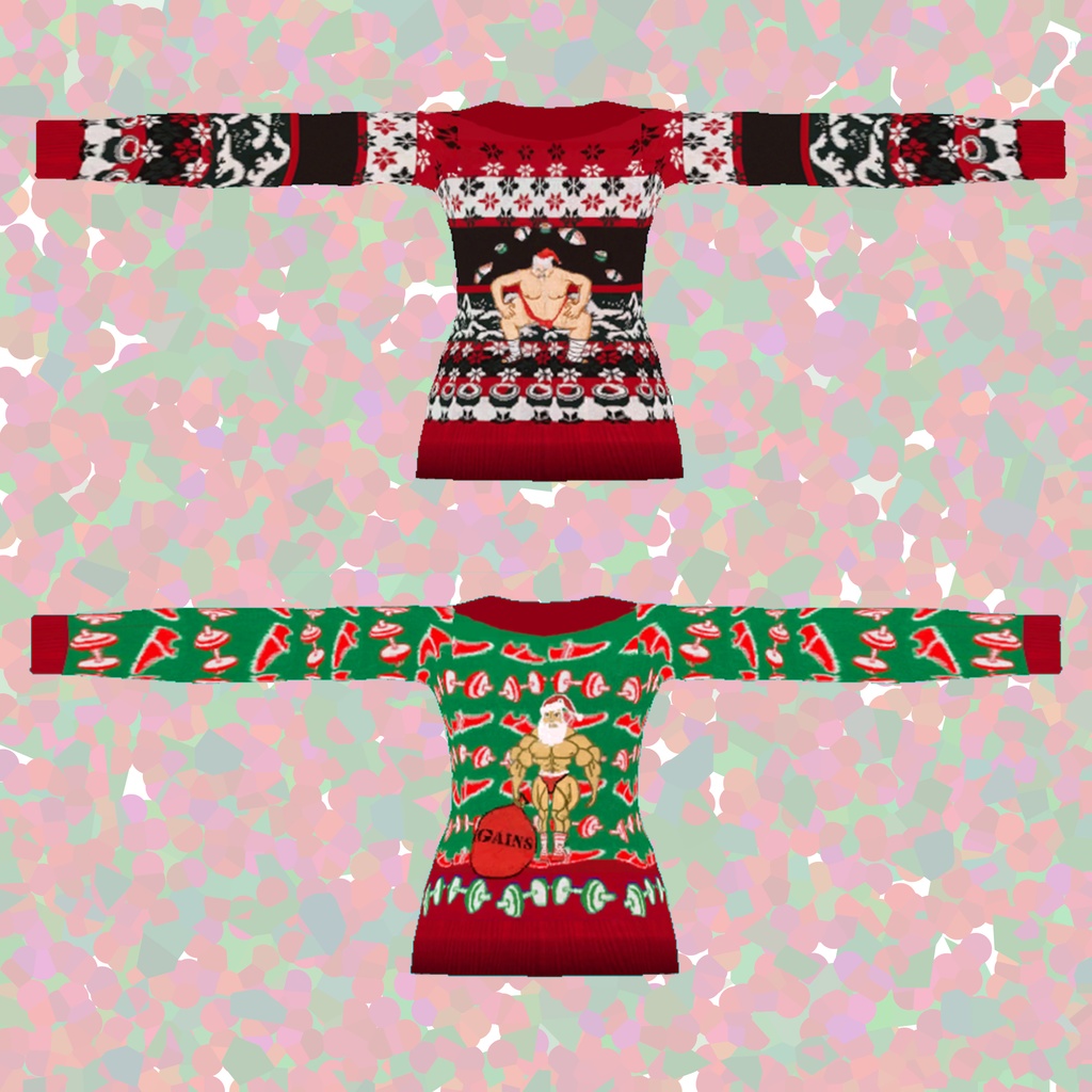 【10アバター対応】クリスマスクソセーター