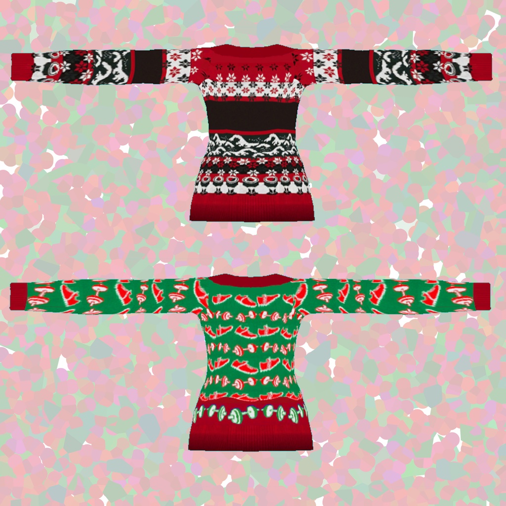 【10アバター対応】クリスマスクソセーター