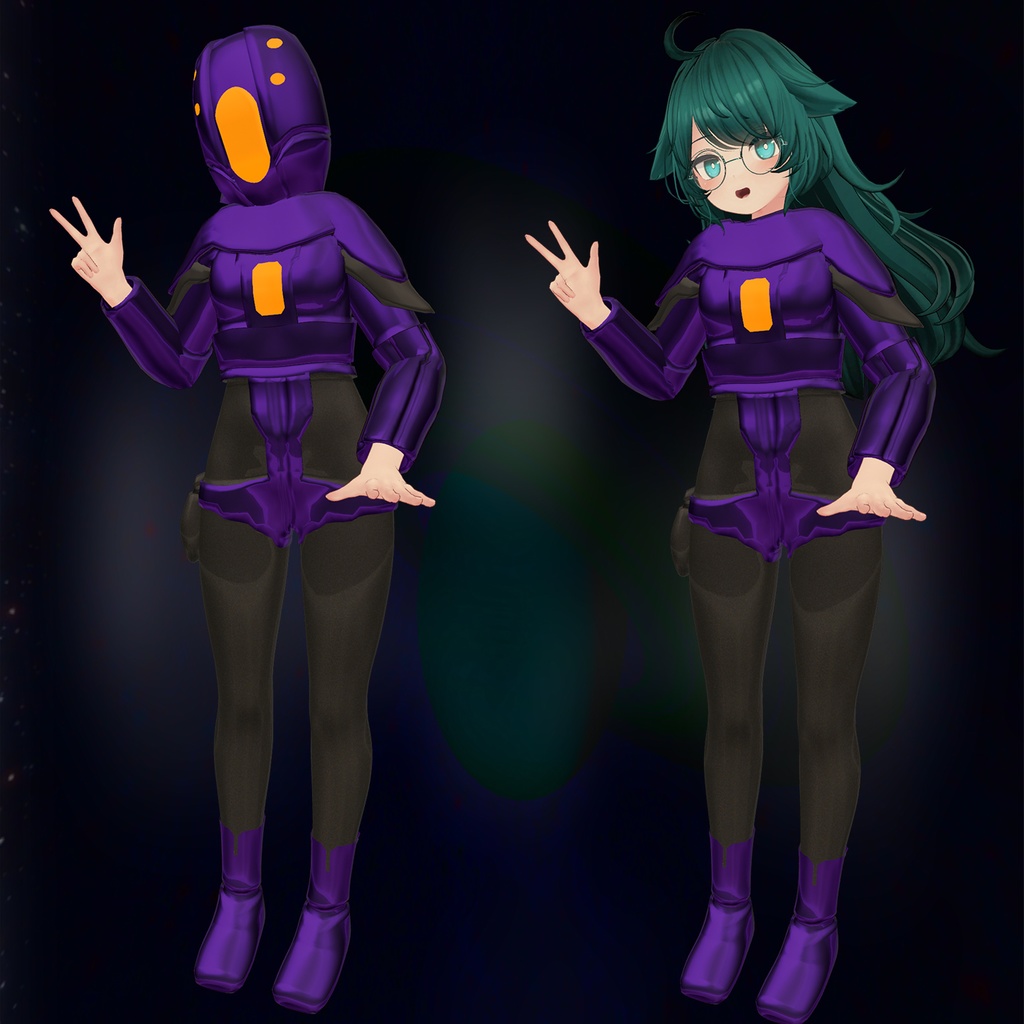 【デルタフレア対応衣装】Precursor Warden