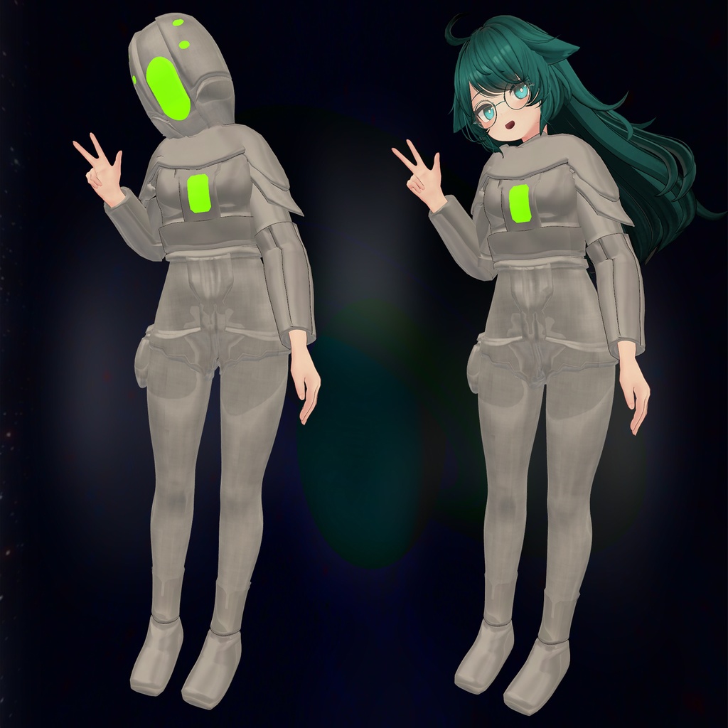 【デルタフレア対応衣装】Precursor Warden