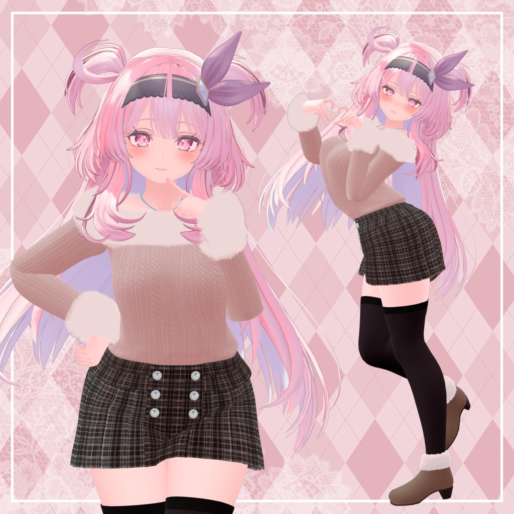 【6アバター対応】もこにっと - moco knit