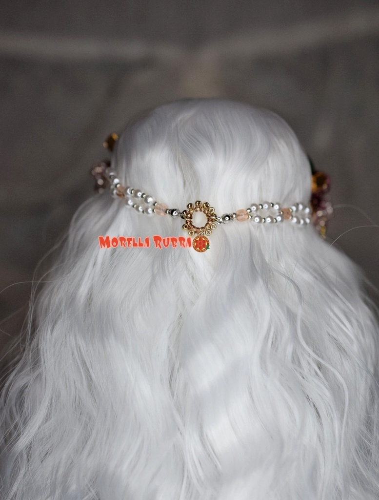 桜のヘアクリップ(後ろ飾り付き)