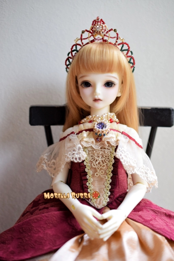 赤のティアラ(Bタイプ) ドール用