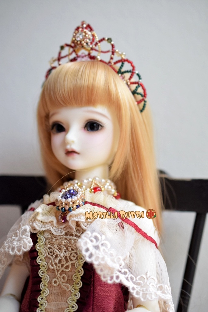 赤のティアラ(Bタイプ) ドール用