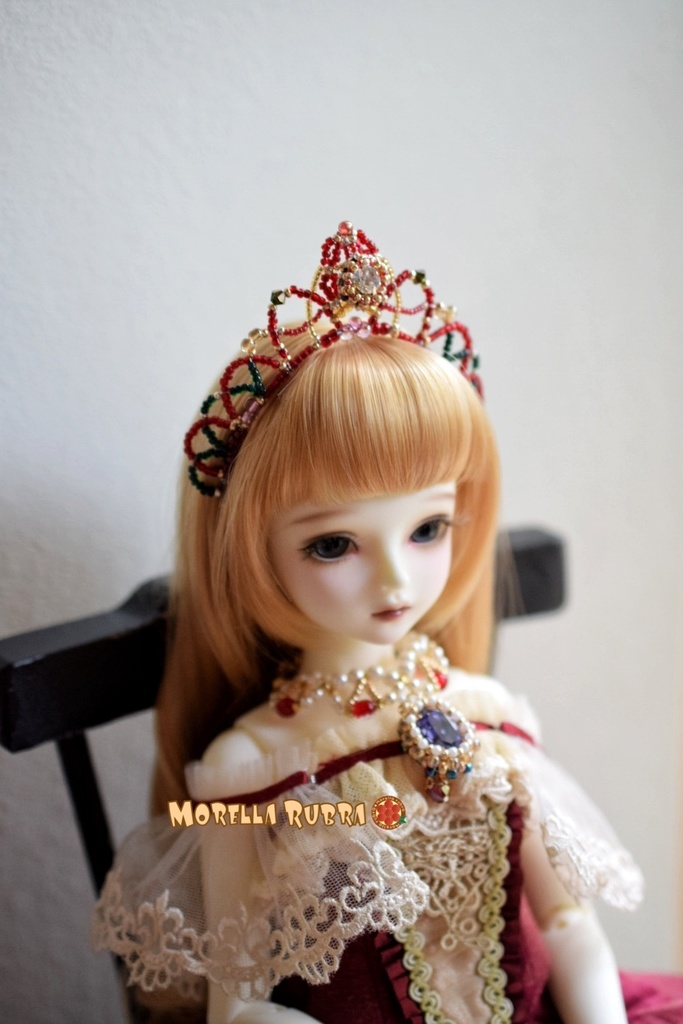 赤のティアラ(Bタイプ) ドール用