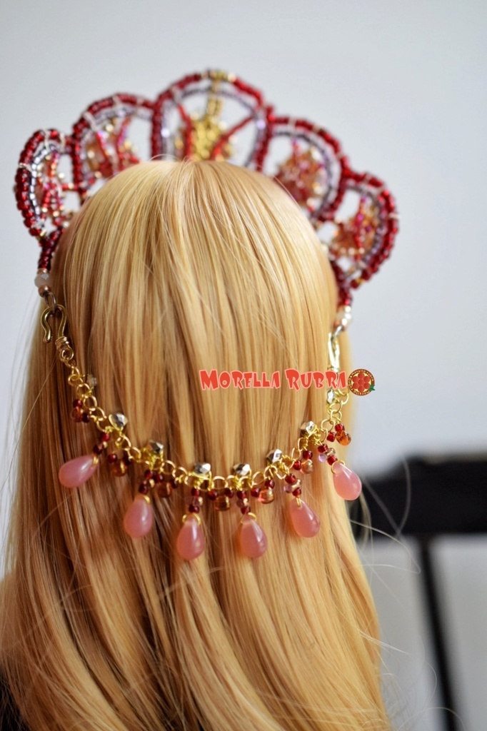 ココシニク風ティアラ(後ろ飾り付)