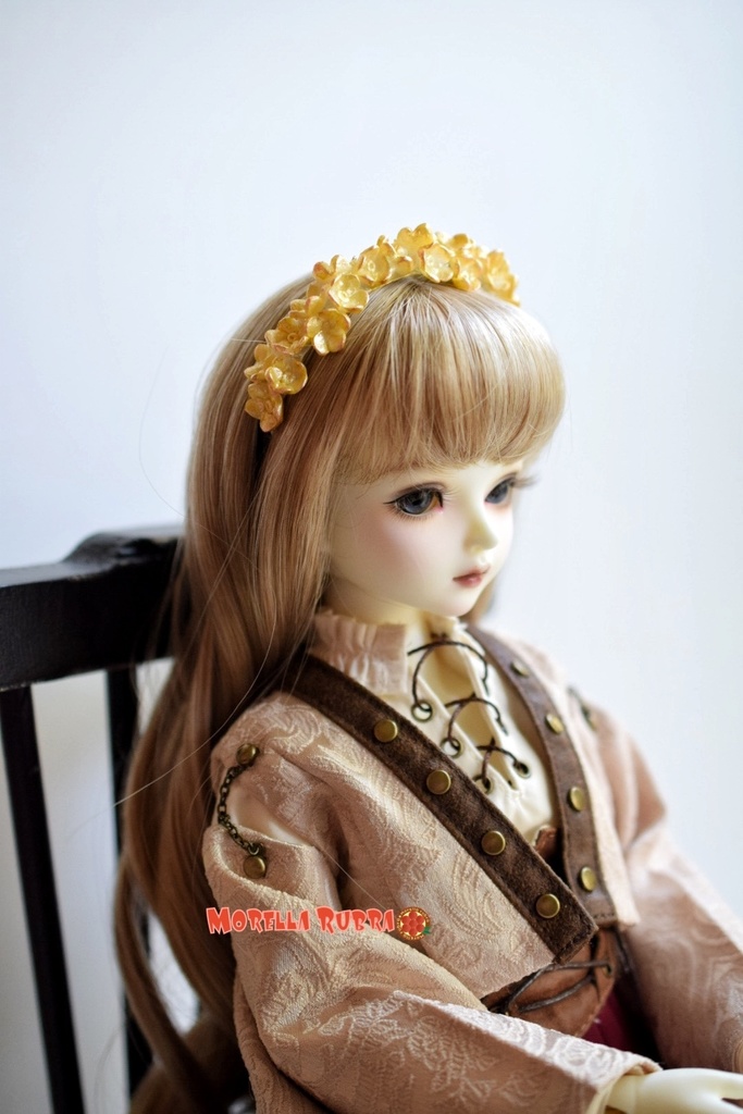 花のカチューシャ(黄)